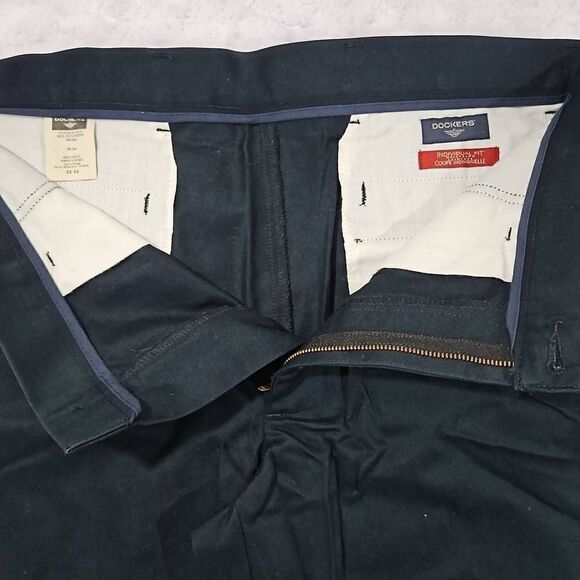 Dockers Individual Fit Waistband 32 x 32 Blue Dress Pants - Picture 3 of 8
